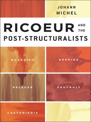 cover image of Ricoeur and the Post-Structuralists